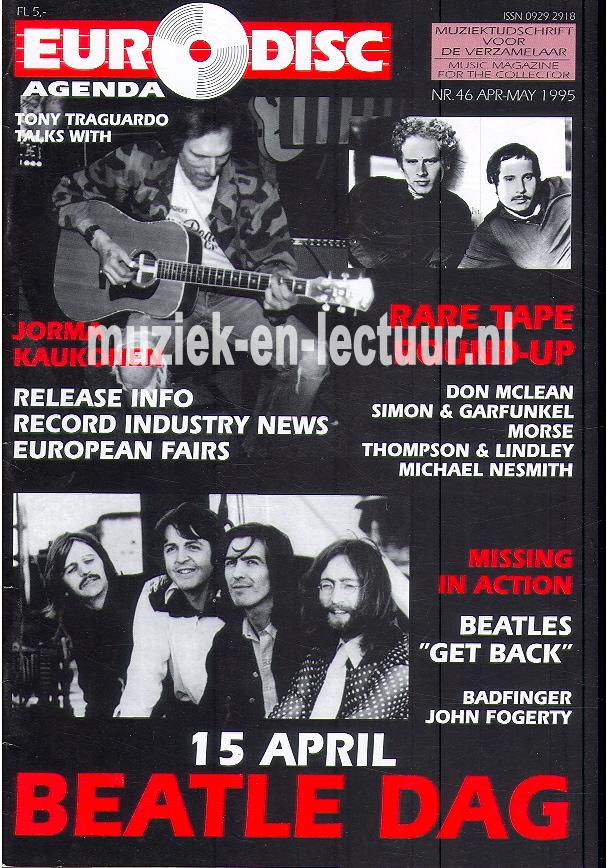 Euro Disc Agenda april/ mei 1995 nr. 46 Euro Disc Agenda april/ mei 1995 nr. 46